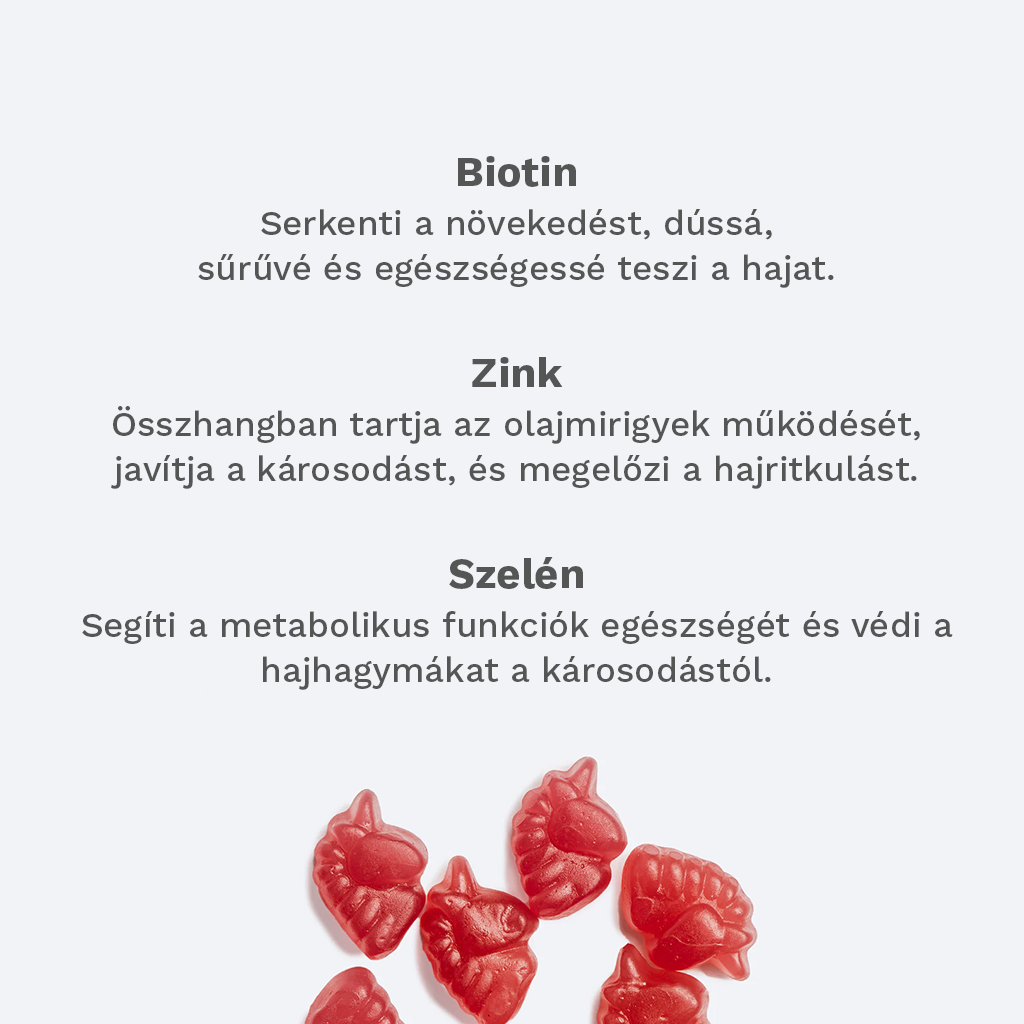 Vegán egyszarvú hajvitamin